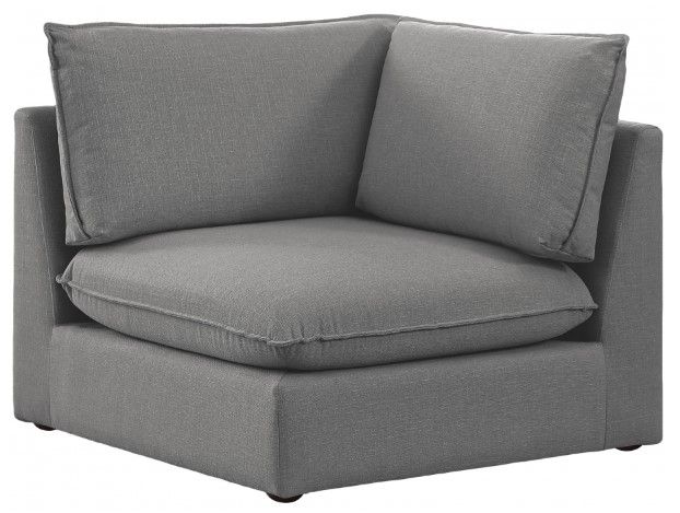 Meridian Furniture Mackenzie Grey Modular Corner Chair-0