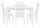 Powell® Maui 5-Piece White Dining Set-3