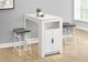Monarch Specialties Inc. White 48" Counter Height Dining Table with Storage-1