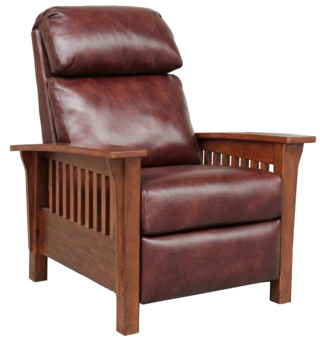 BarcaLounger Vintage Mission Wenlock Fudge 3 Way Low Leg Recliner Denno s Furniture Mattress