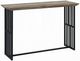 ACME Furniture Zudora Antique Oak Sofa Table with Black Base-0