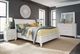 aspenhome® Cambridge White Queen Sleigh Storage Bed-3
