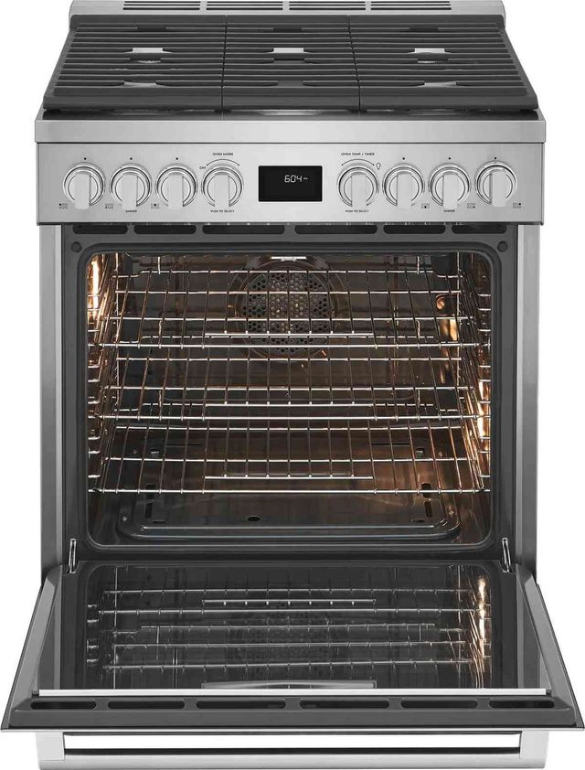 Electrolux 30" Stainless Steel Front Control Freestanding Gas Range-1