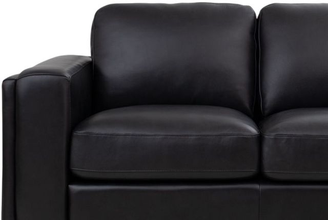 Leather Italia™ Georgetowne Luca Black Split Loveseat-1