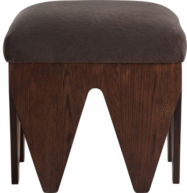 Meridian Furniture Altair Brown/Walnut Upholstered Bench-3