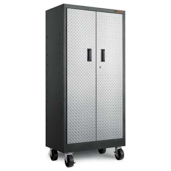 Gladiator® Premier Silver Tread Pre-Assembled Tall Gearlocker-3