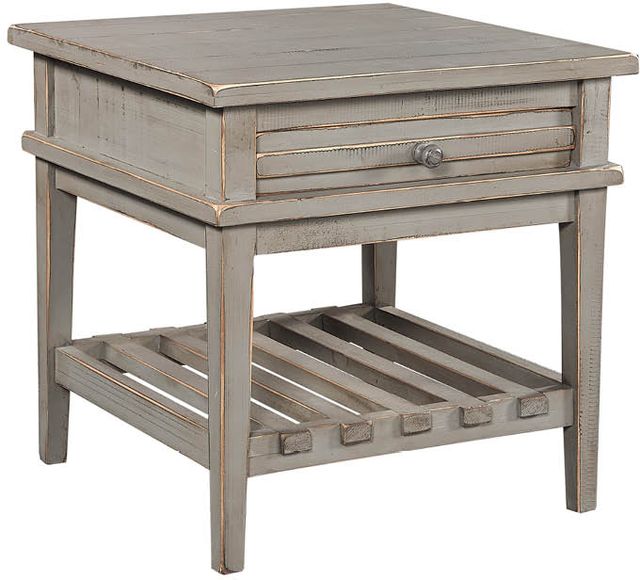 aspenhome® Reeds Farm Weathered Grey End Table-0