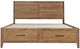 Jofran Inc. Claremont Light Brown Queen Panel Storage Bed-2
