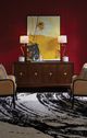 Wildwood Lamps Swirl Gold/Natural White Credenza Lamp-3