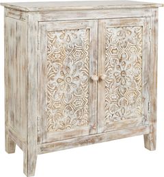 Jofran Inc. Global Archive Hand Carved Accent Chest
