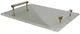 A & B Home Kathleen White Frosted Acrylic Tray-0