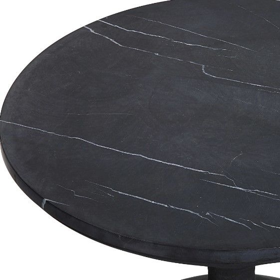 Uttermost® Time's Up Matte Black Side Table-4