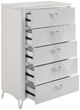 Coaster® Cassia White High Gloss Chest-5