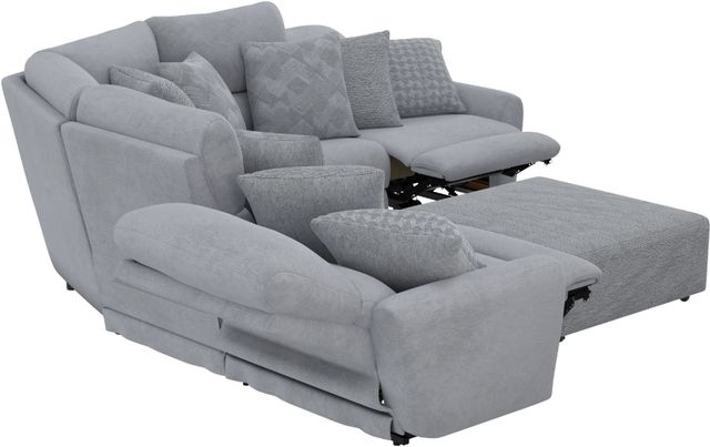 Catnapper® Majesty 4-Piece Shark Curved Power Reclining Sectional-4