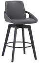 Armen Living Baylor Gray 26" Swivel Counter Stool-0