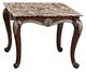 New Classic® Home Furnishings Maximus Marble Top End Table with Cherry Base-0