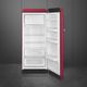 Smeg 50's Style 24" 9.5 Cu. Ft. Matt Ruby Red Compact Refrigerator-3