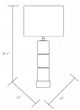 Surya Janessa Clear Glass Table Lamp-5