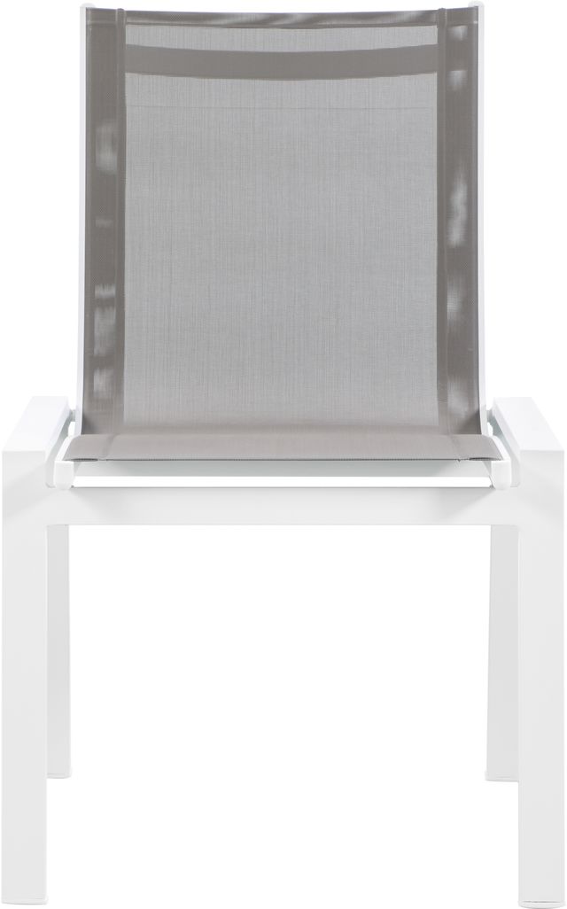 Meridian Furniture Nizuc 2-Piece Grey Outdoor Patio Mesh Dining Chairs-1