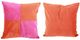 A & B Home Pink/Orange 20" Throw Pillow-1
