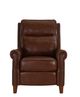 Man Wah Caramel Leather High Leg Recliner-1