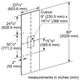 Thermador® 23.75" Stainless Steel External Dispenser Panel-1