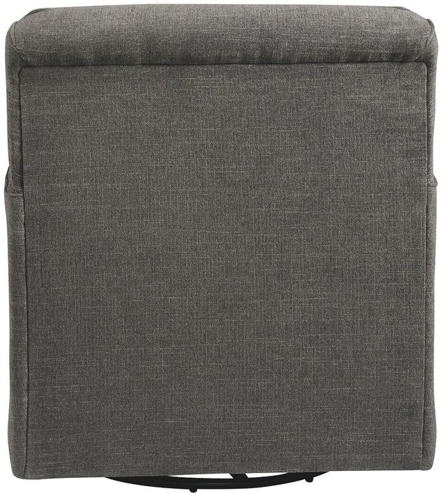 Ashley® Alcona Charcoal Swivel Glider Accent Chair-2