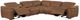 Flexsteel® Camden Dusty Taupe Leather Power Reclining Sectional with Custom Layout Options-1
