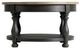 Riverside Furniture Barrington Antique Oak Round Coffee Table with Matte Black Base-1