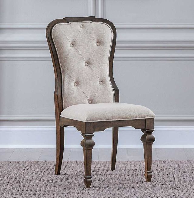 Liberty Furniture Provence Park Chateau Brown/Cream Side Chair-1
