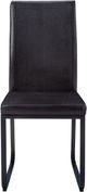Monarch Specialties Inc. 2-Piece Black Side Chair Set with Black Metal Bases-2