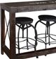 Horizon Home® Graffiti Brown Counter Height Table-1