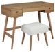 Signature Design by Ashley® Thadamere Light Brown Vanity with Stool-0
