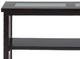 Jofran Inc. Panama Brown Glass Top Console Sofa Table with Brown Base-2