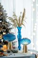 A & B Home Blue Flower Vase-5