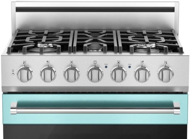 Viking® 3 Series 30" Bywater Blue Pro Style Dual Fuel Liquid Propane Range-2