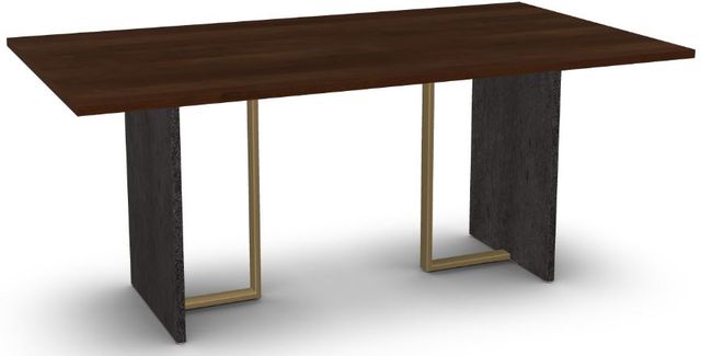 Amisco Customizable Zoel Birch Veneer Retangular Dining Table with 1" Tabletop -0