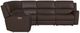 Flexsteel® Henry 6-Piece Burnt Umber Brown L-Shape Power Reclining Sectional-5