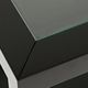 Jofran Inc. Urban Icon Glass Top Coffee Table with Black Base-4