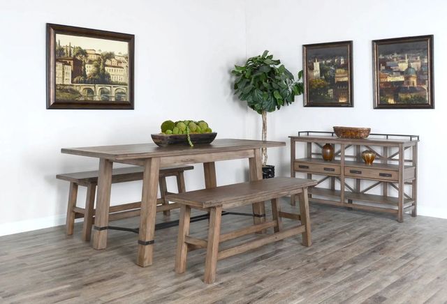 Sunny Designs™ Doe Valley Buckskin Counter Bench-1