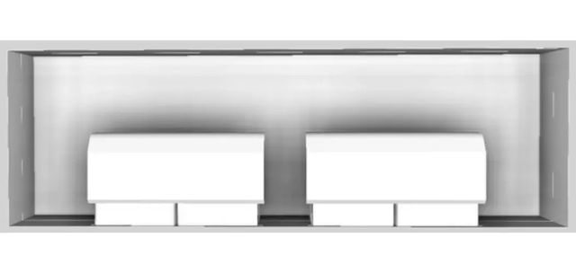 Vent-A-Hood® 66" White Contemporary Wall Mounted Range Hood-3