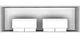 Vent-A-Hood® 66" White Contemporary Wall Mounted Range Hood-3