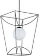 Currey & Company Rochefort Black/White Large Lantern-1