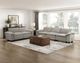 Homelegance® Dublin 3-Piece Dark Pewter Modular Sectional Sofa-1