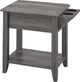 Brassex Inc. Distressed Grey Accent Table-0