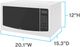 Avanti® 1.1 Cu. Ft. White Countertop Microwave-1
