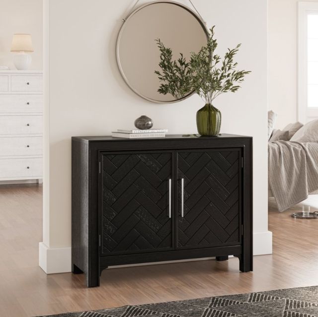 Jofran Inc. Gramercy Noir 2-Door Accent Cabinet-1