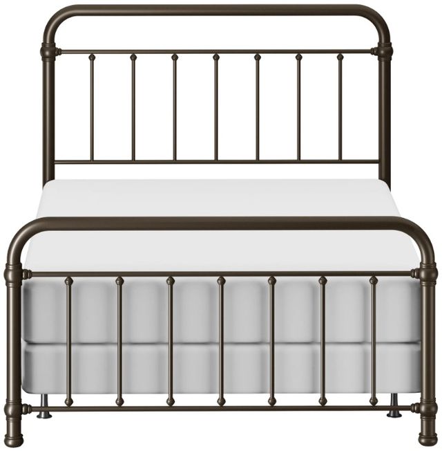 HH2 Home Kirkland Black Queen Metal Rod Bed-1