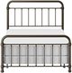 HH2 Home Kirkland Black Queen Metal Rod Bed-1