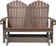 Nature's Best Furniture Customizable Adirondack Polyethylene Outdoor Double Glider with Cup-1